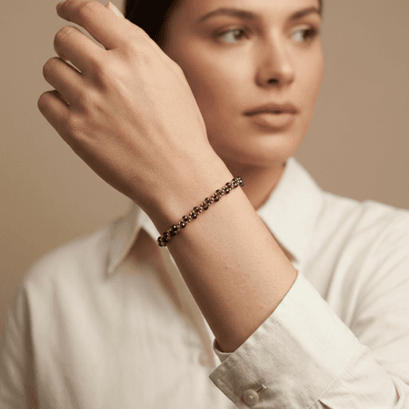 HERITAGE | BRANSOLETKA Z KWARCU DYMNEGO