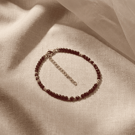 MINIMAL | BRANSOLETKA Z GRANATU